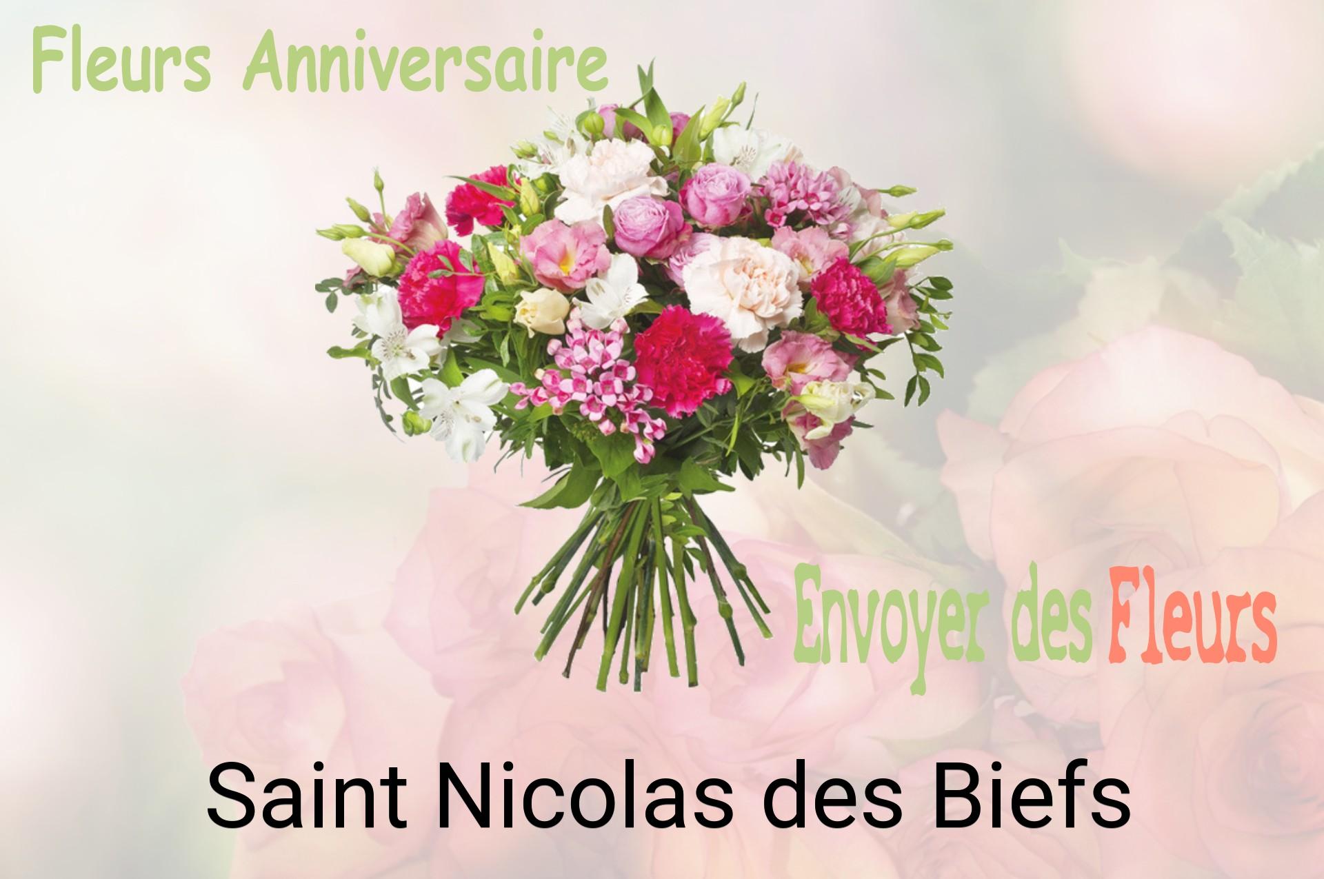 Bouquet de fleurs d’anniversaire livré à Saint-Nicolas-des-Biefs